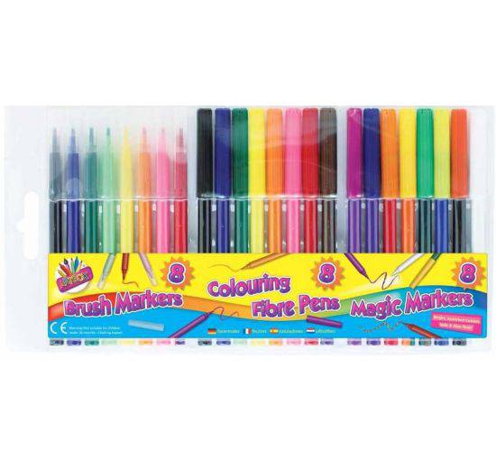 Art Box Colouring Pens 24pk