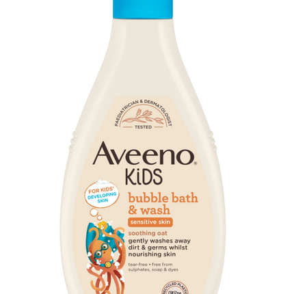 Aveeno Kids Bubble & Wash 250ml