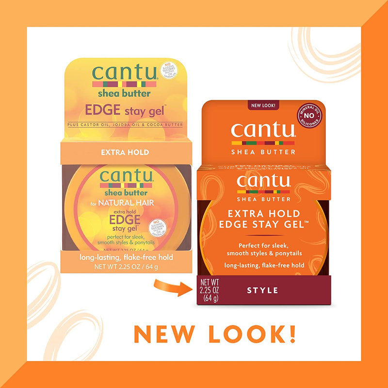 Cantu Shea Butter Edge Stay Gel X/Hold 2.25oz