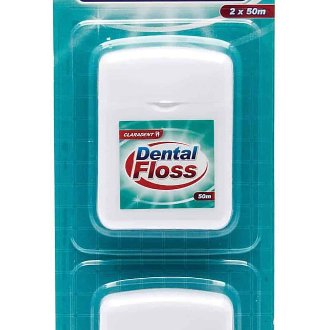 Claradent Dental Floss 2pk