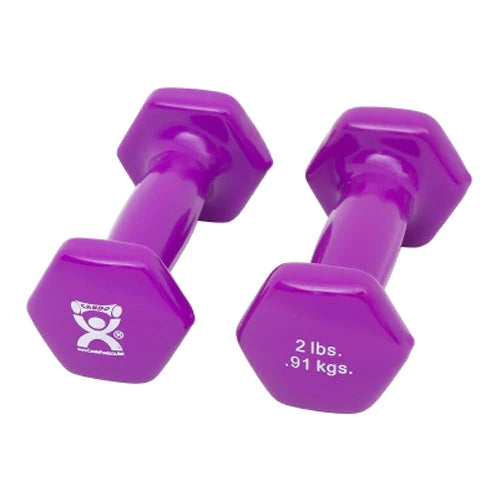 CanDo Dumbell Vinyl Coated Weight 2lb