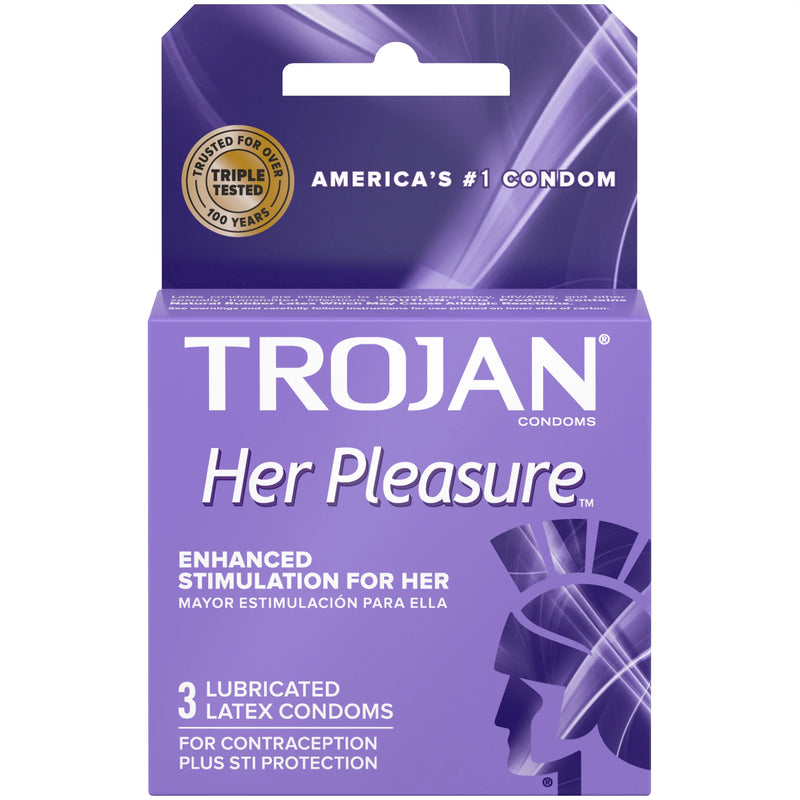 Trojan Sensations Her Pleasure Lubricant Latex Condoms