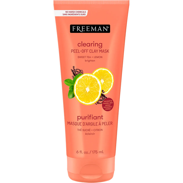 Freeman Clearing S/Tea + Lemon Clay Mask 6oz
