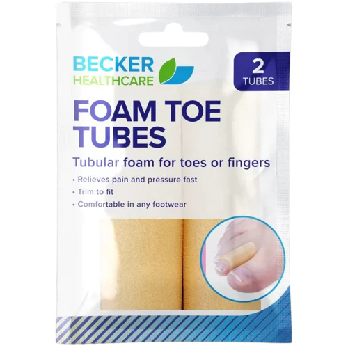 Becker Healthcare Foam Toe Tubes 2's