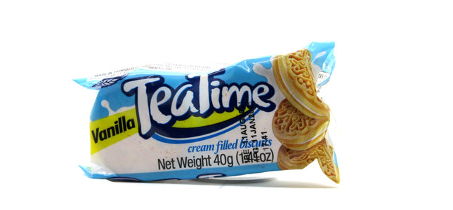 Wibisco Tea Time Vanilla Biscuits 40g