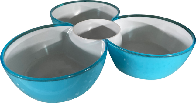 2 Tone Tapas Trio Dish Asst Colours
