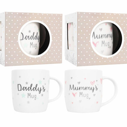 Hugs & Kisses Gift Mug Mummy & Daddy