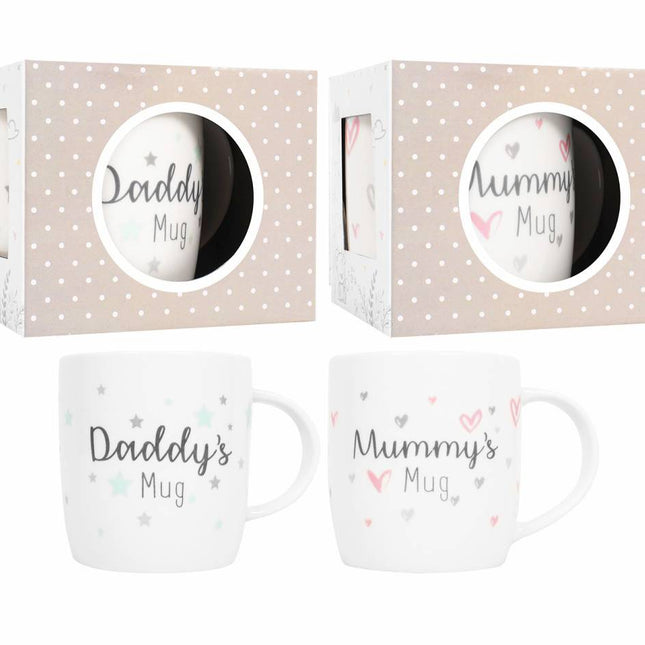 Hugs & Kisses Gift Mug Mummy & Daddy