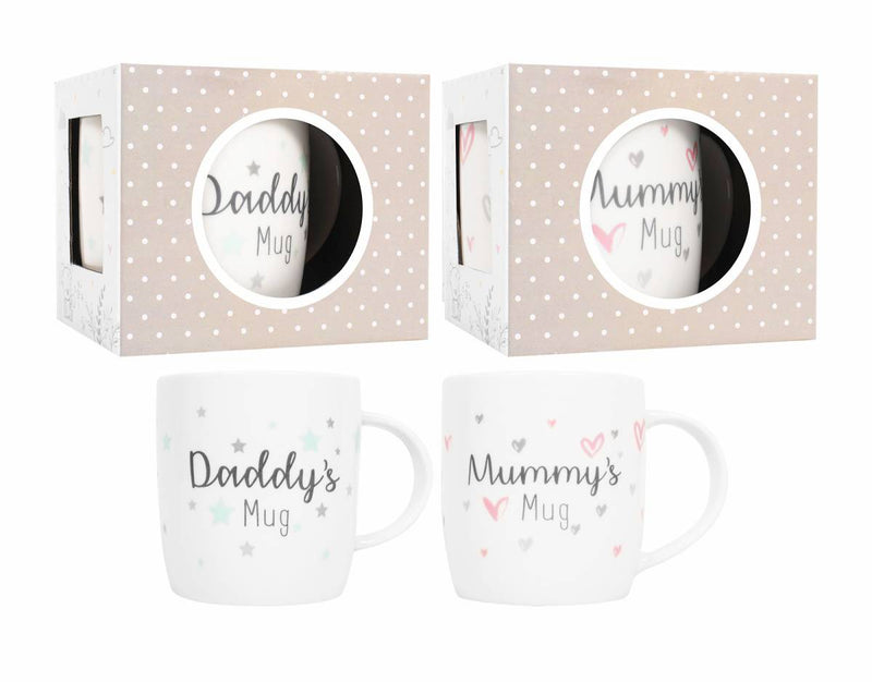 Hugs & Kisses Gift Mug Mummy & Daddy