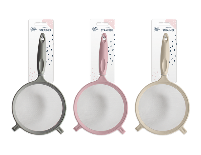 Cookie & Miller Plastic Sieve Strainer Asst Colours