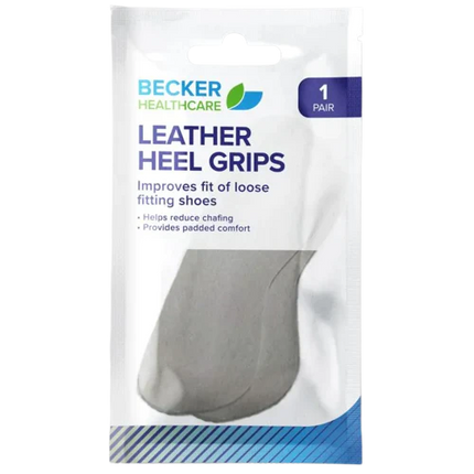 Becker Healthcare Leather Heel Grips