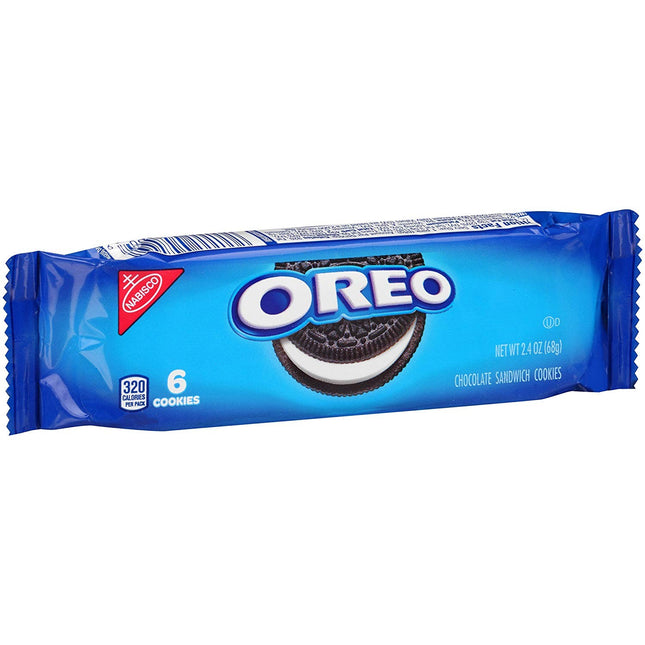 Nabisco Oreo Chocolate Sandwich 6 cookies 57g