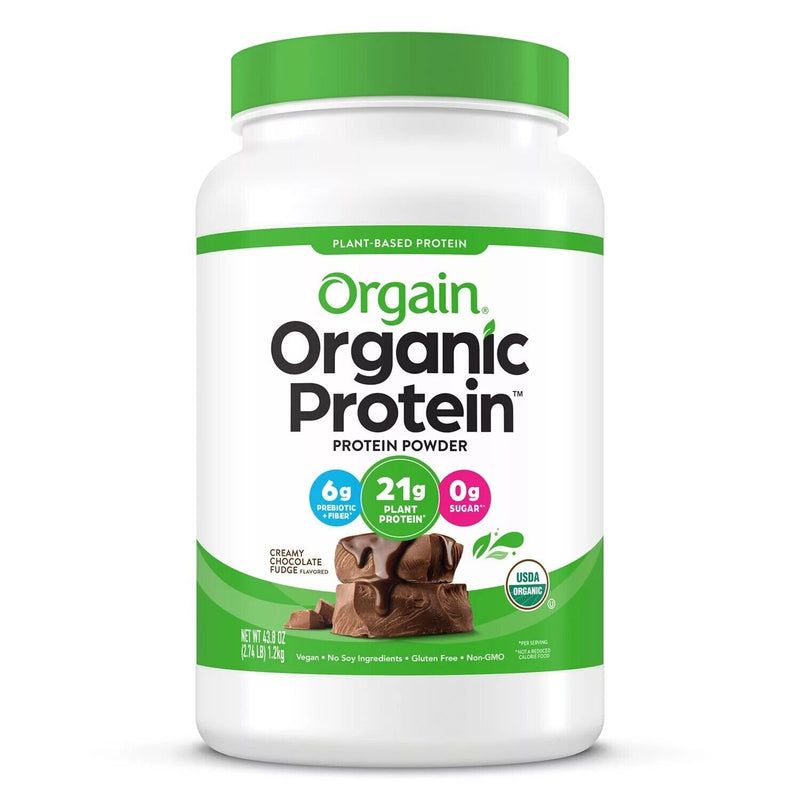 Orgain Organic Protein Plant Based Powder Chocolate Fudge 2.7kg