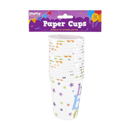 Jaunty Paper Cups 15's