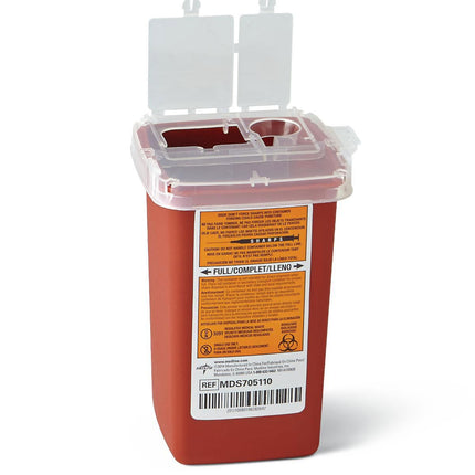 Medline Phlebotomy Sharps Containers 1Quart