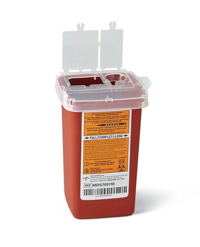 Medline Phlebotomy Sharps Containers 1Quart