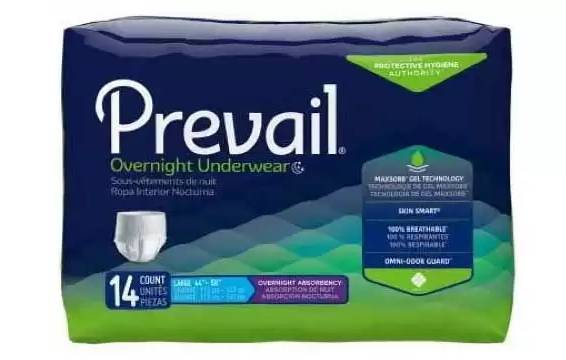 Prevail Overnight Underwear Large 44"-58"  4x14   PVX-513