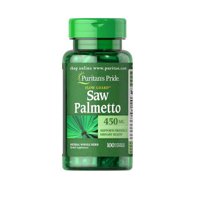Puritans Pride Saw Palmetto 450mg Capsules 100s