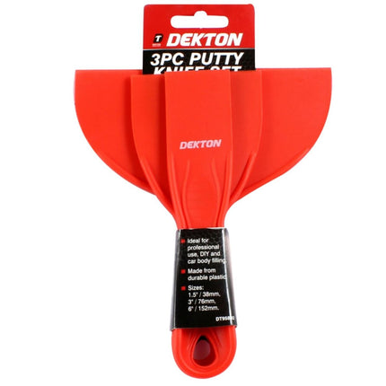 Dekton Putty Knife Set 3pc