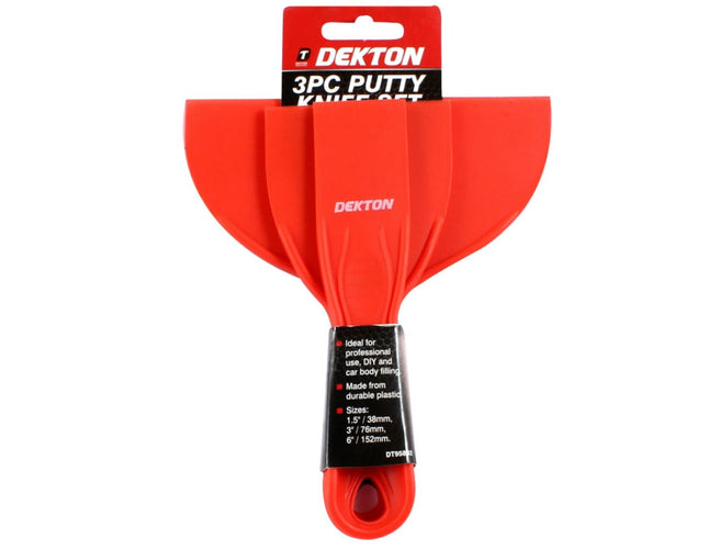 Dekton Putty Knife Set 3pc