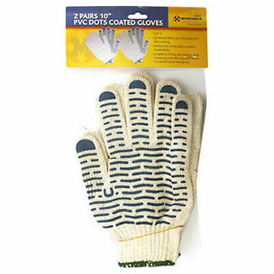 MarksMan PVC Dots Coated Gloves 10" 2 Prs