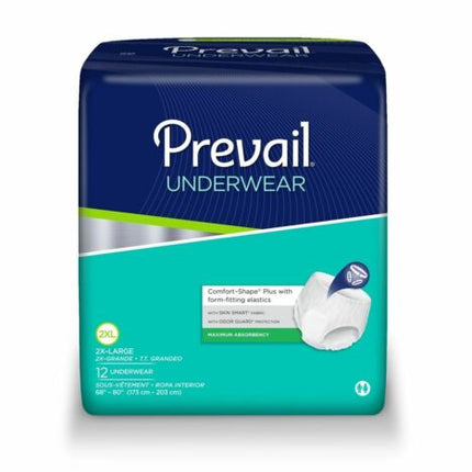 Prevail Underwear XXL 68- 80"12's"