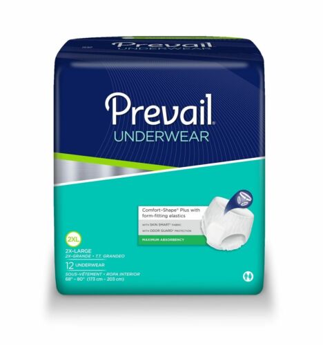 Prevail Underwear XXL 68- 80"12's"