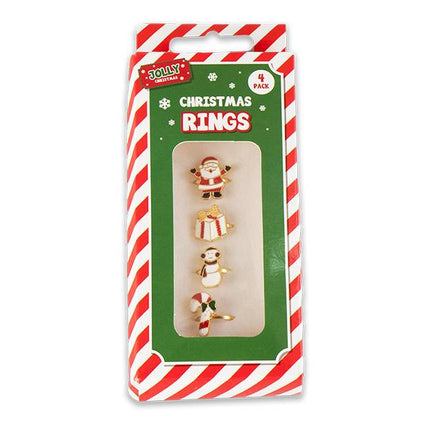 Christmas Rings 4Pack