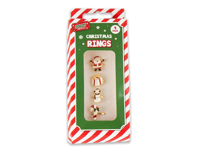 Christmas Rings 4Pack